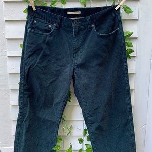 L.L. Bean Corduroy Pants (Dark Green)